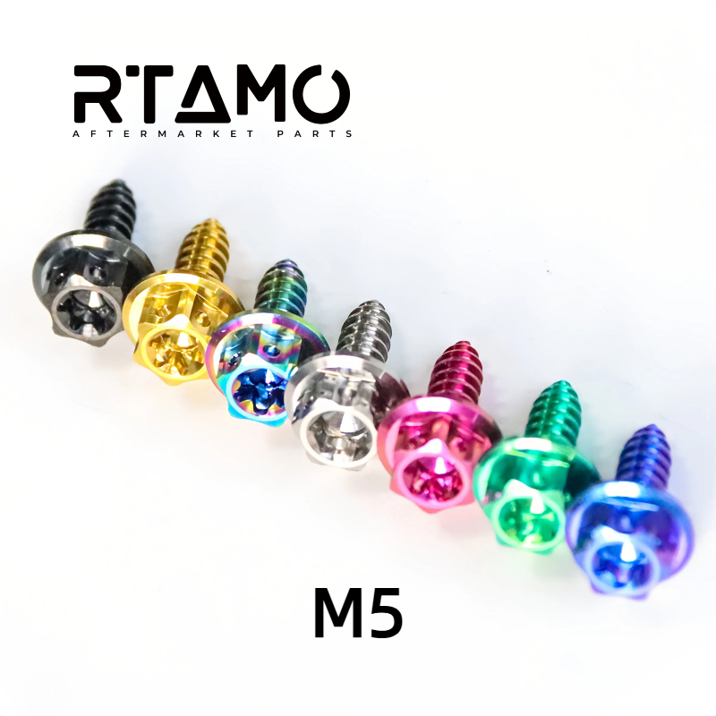 RTAMO Titanium Self-Tapping Bolt M5(OD=12mm)
