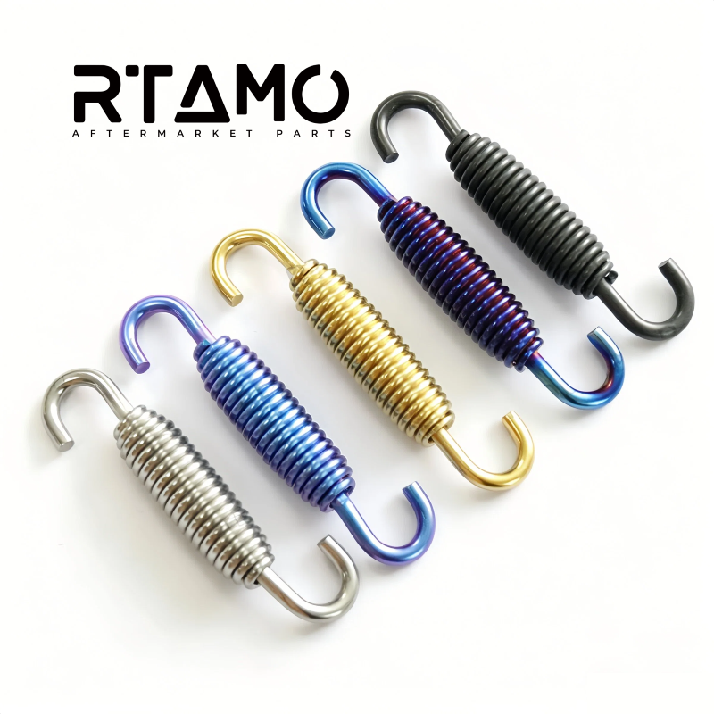 Titanium Pipe Springs for Motorcycle(2 pcs)