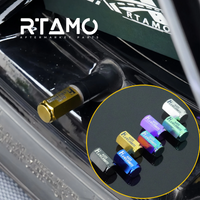 Titanium Hex Valve Stem Cap