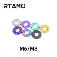 Titanium Eight Hole Washer M6/M8