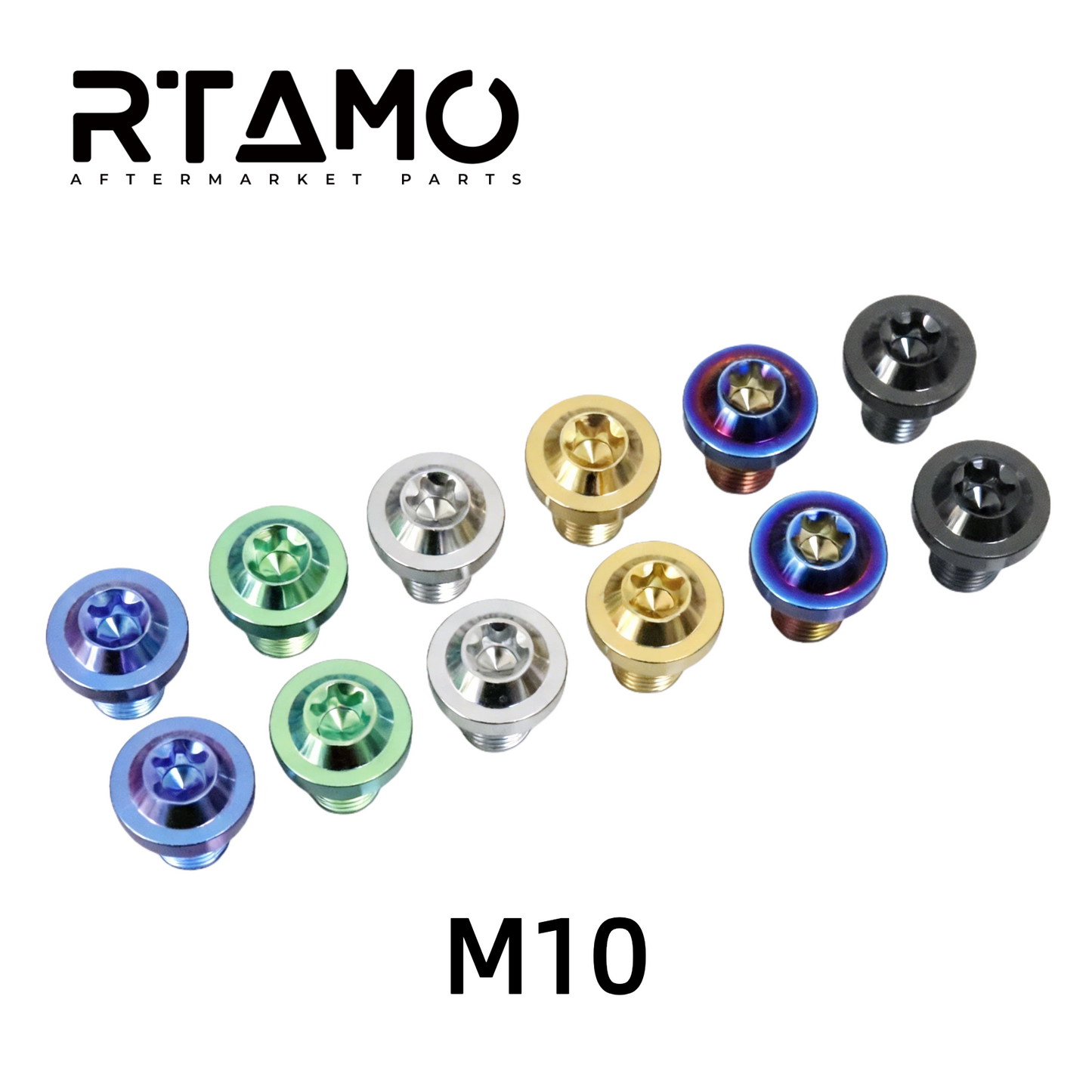 Titanium Rearview Mirror Bolt M10x10 T40