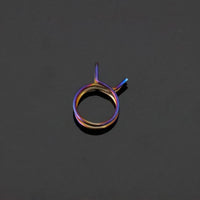 Titanium Universal Air Box Tube Plug Clip