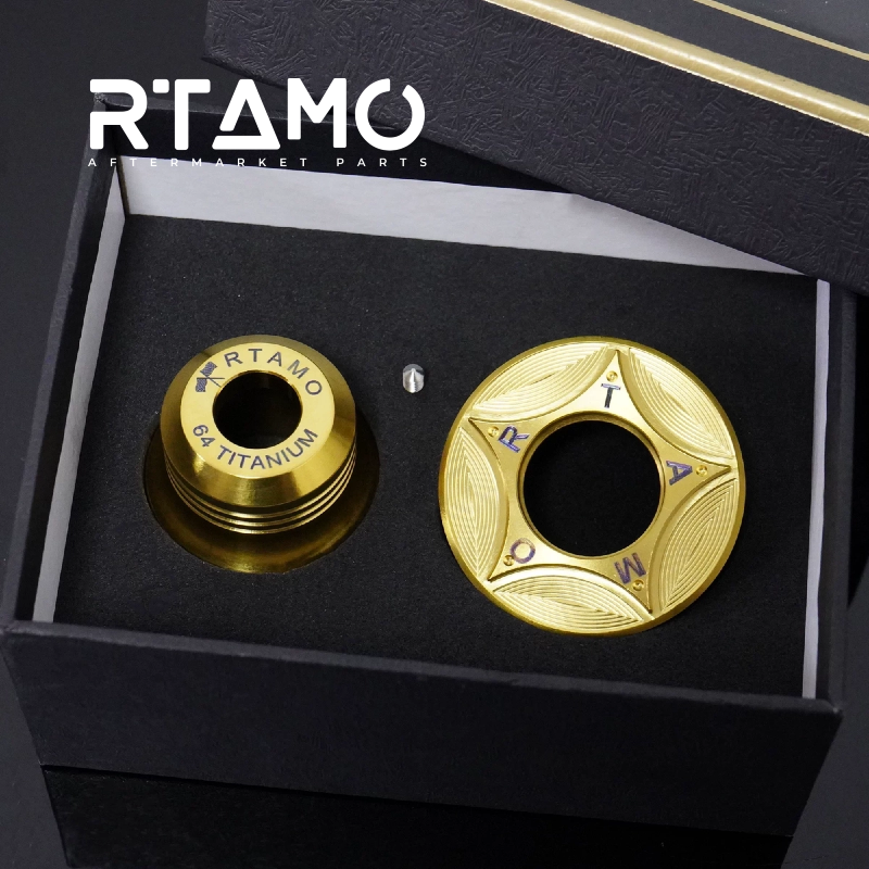 Titanium Universal Single Side Axle Mount Anti-Drop Cup Set