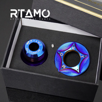 Titanium Universal Single Side Axle Mount Anti-Drop Cup Set