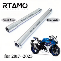 Titanium Axle F&R Wheel Shaft Fit for Suzuki GSX-R1000 2017-2025