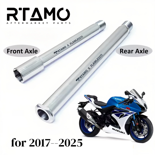 Titanium Axle F&R Wheel Shaft Fit for Suzuki GSX-R1000 2017-2025