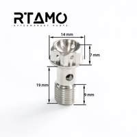 Titanium Banjo Bolt M10(OD=14mm)