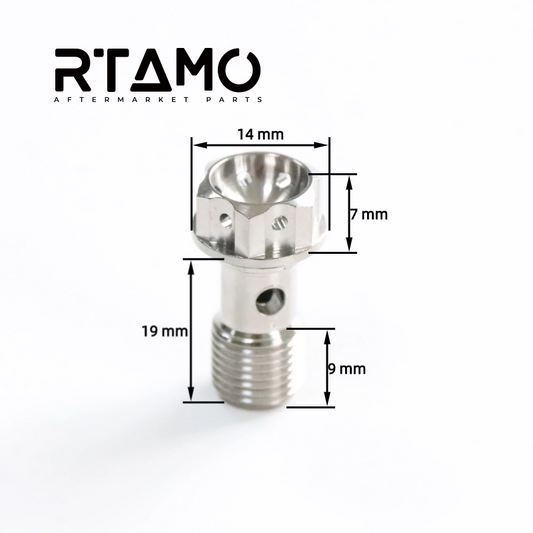 Titanium Banjo Bolt M10(OD=14mm)