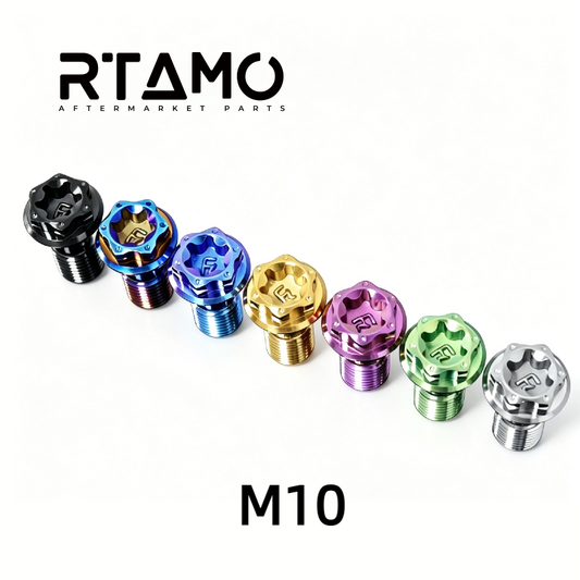 Titanium Banjo Bolt Double-hole M10(OD=16mm)