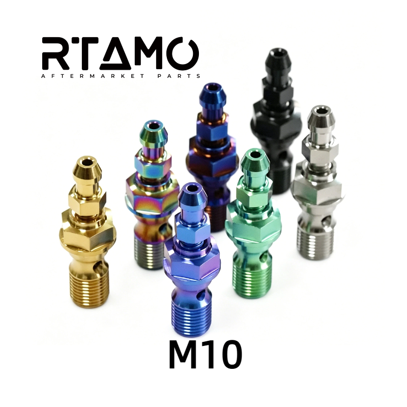 Titanium Banjo & Bleed Bolt Kit Single Hole