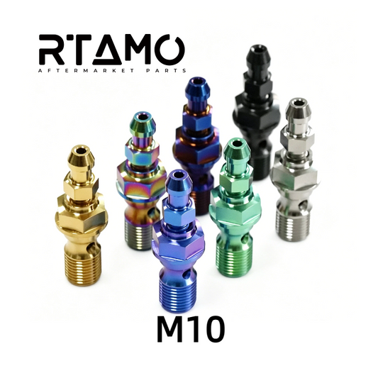Titanium Banjo & Bleed Bolt Kit Single Hole