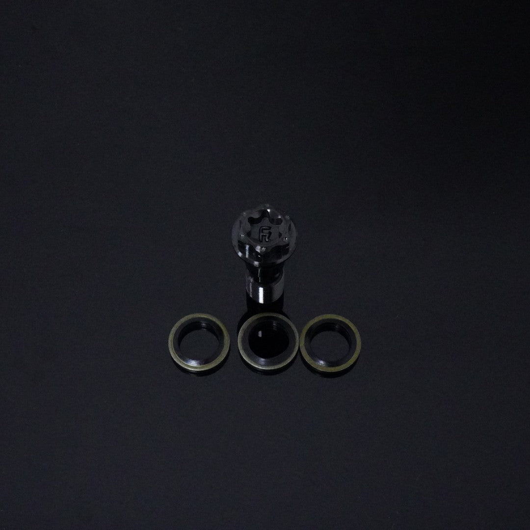 Titanium Banjo Bolt Double-hole M10(OD=16mm)