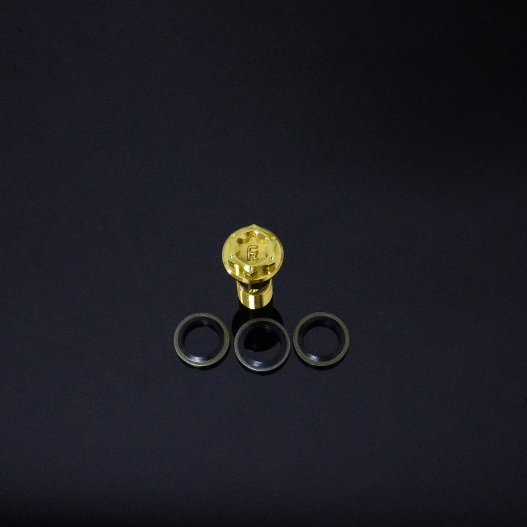 Titanium Banjo Bolt Double-hole M10(OD=16mm)