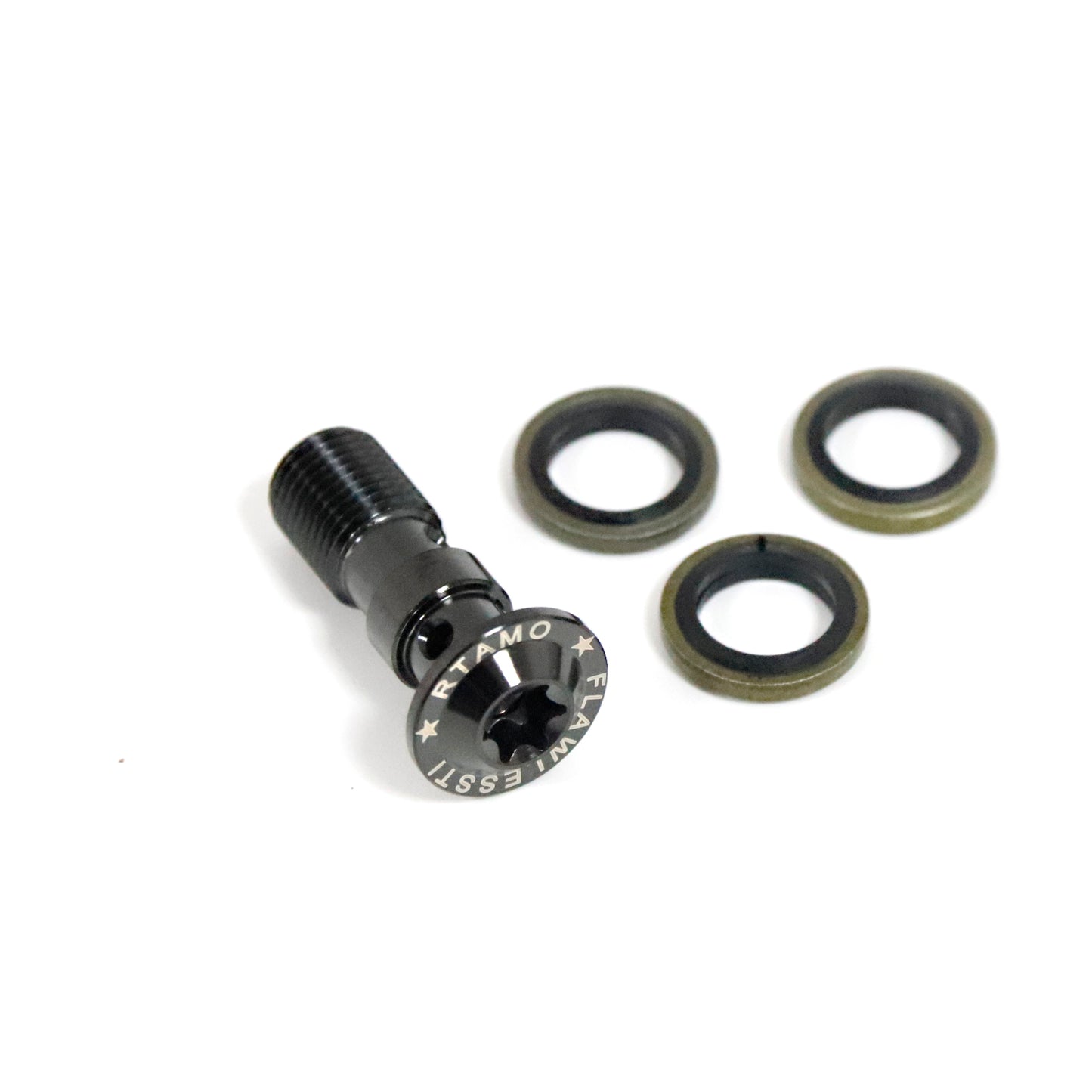 Titanium Banjo Bolt Disc Head Double-hole M10 T30