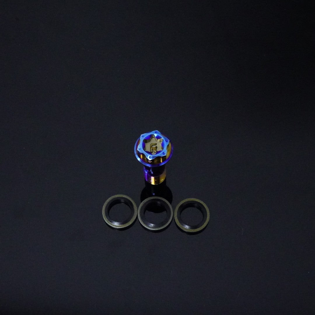 Titanium Banjo Bolt Double-hole M10(OD=16mm)