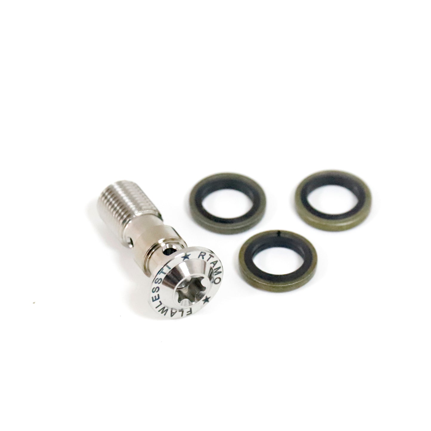 Titanium Banjo Bolt Disc Head Double-hole M10 T30