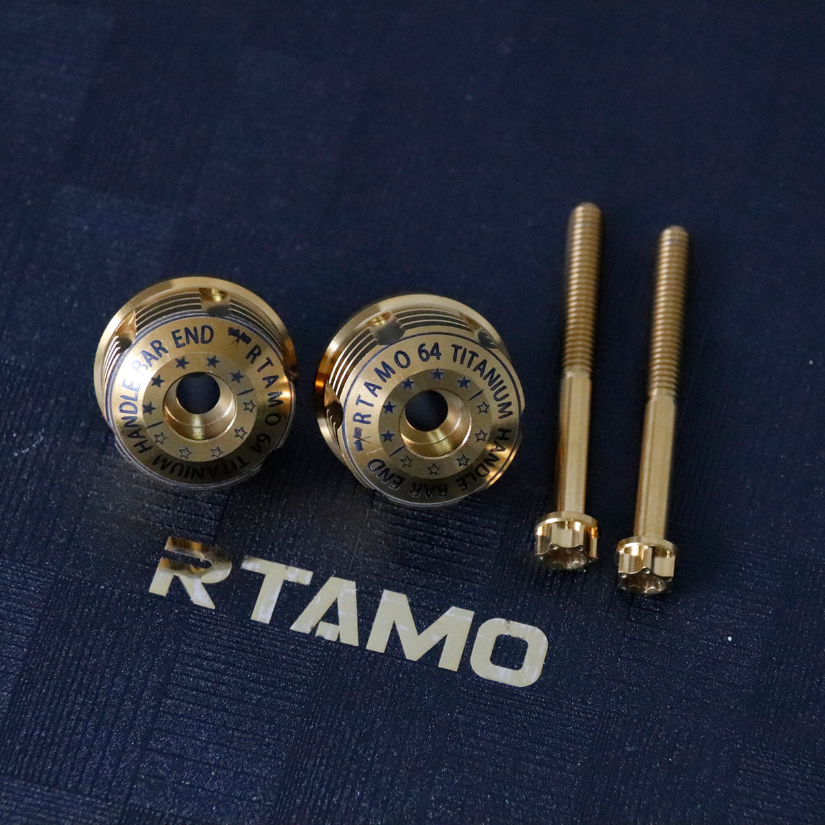 Titanium Universal Handle Bar End Plug With Fixing Screws Set