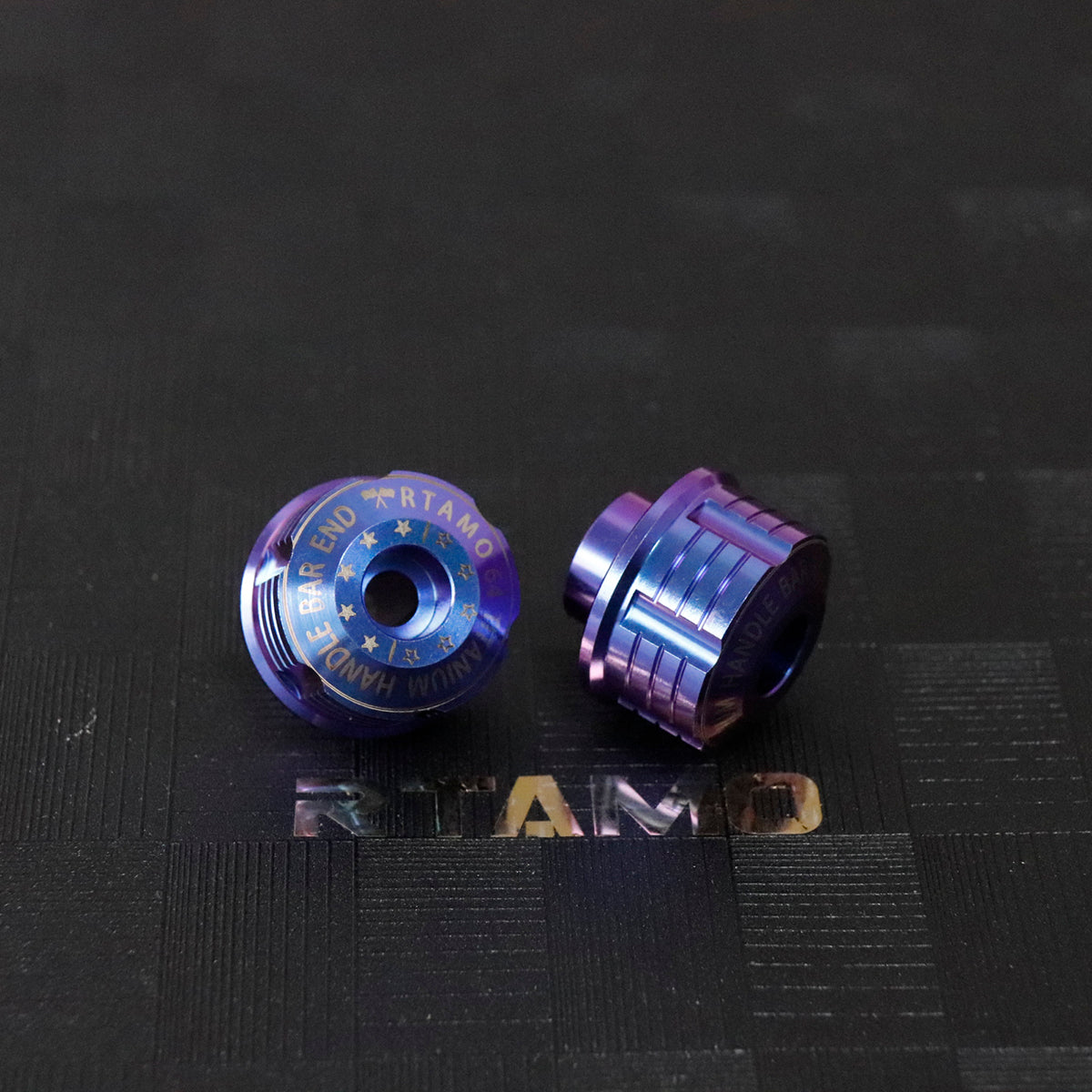 Titanium Universal Handle Bar End Plug With Fixing Screws Set