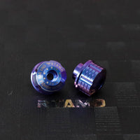 Titanium Universal Handle Bar End Plug With Fixing Screws Set