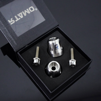 Titanium Handle Bar End With Fixing Bolts Fit for Kawasaki ZX4R/ZX6R/Ninja400/Z900/Z900RS