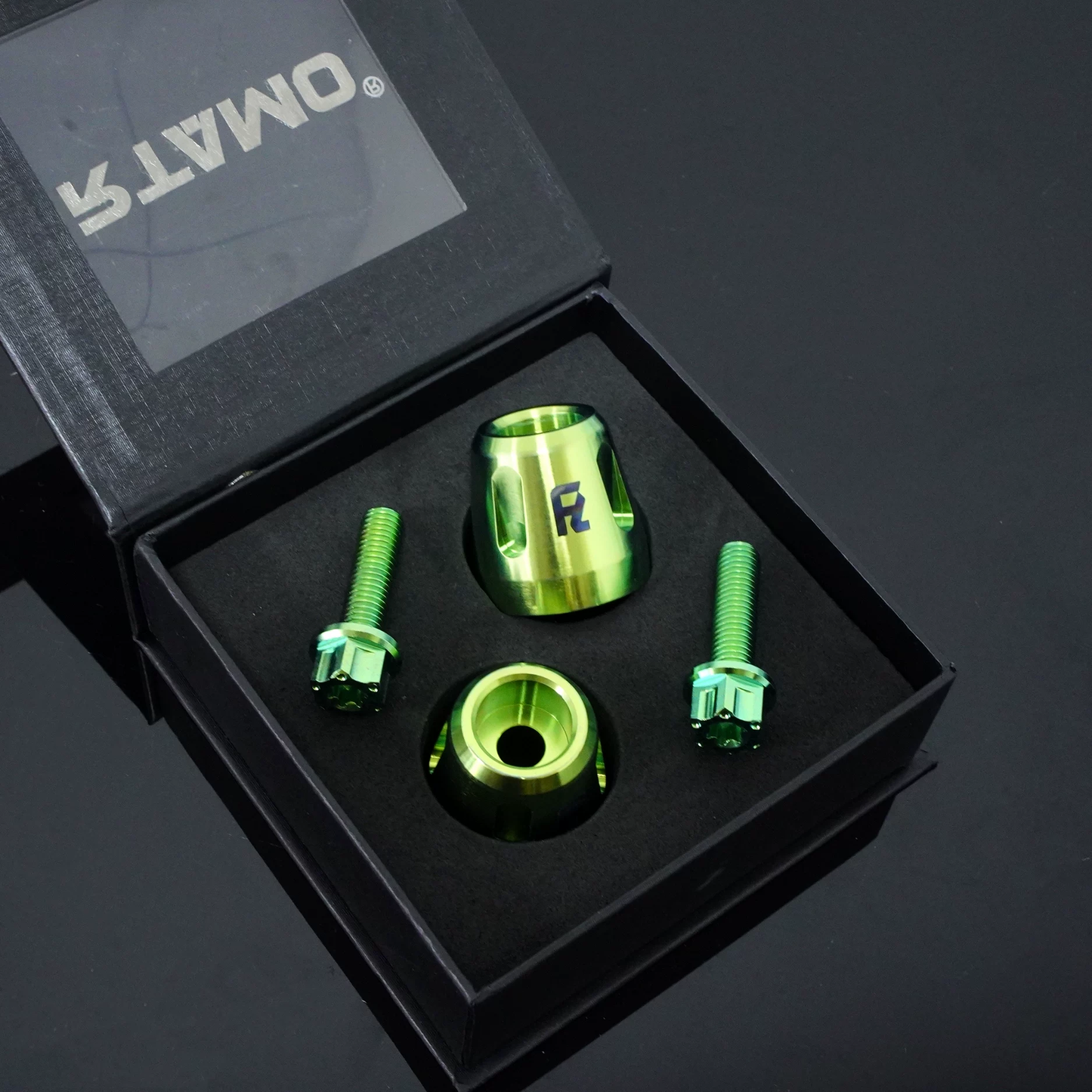 Titanium Handle Bar End With Fixing Bolts Fit for Kawasaki ZX4R/ZX6R/Ninja400/Z900/Z900RS