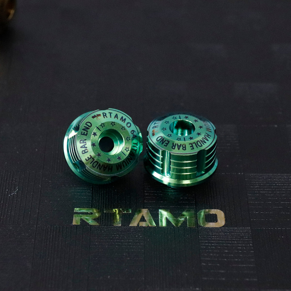 Titanium Universal Handle Bar End Plug With Fixing Screws Set