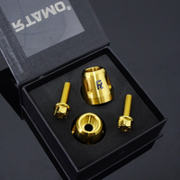 Titanium Handle Bar End With Fixing Bolts Fit for Kawasaki ZX4R/ZX6R/Ninja400/Z900/Z900RS