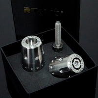 Titanium Handle Bar End With Fixing Bolts Fit for Kawasaki ZX4R/ZX6R/Ninja400/Z900/Z900RS