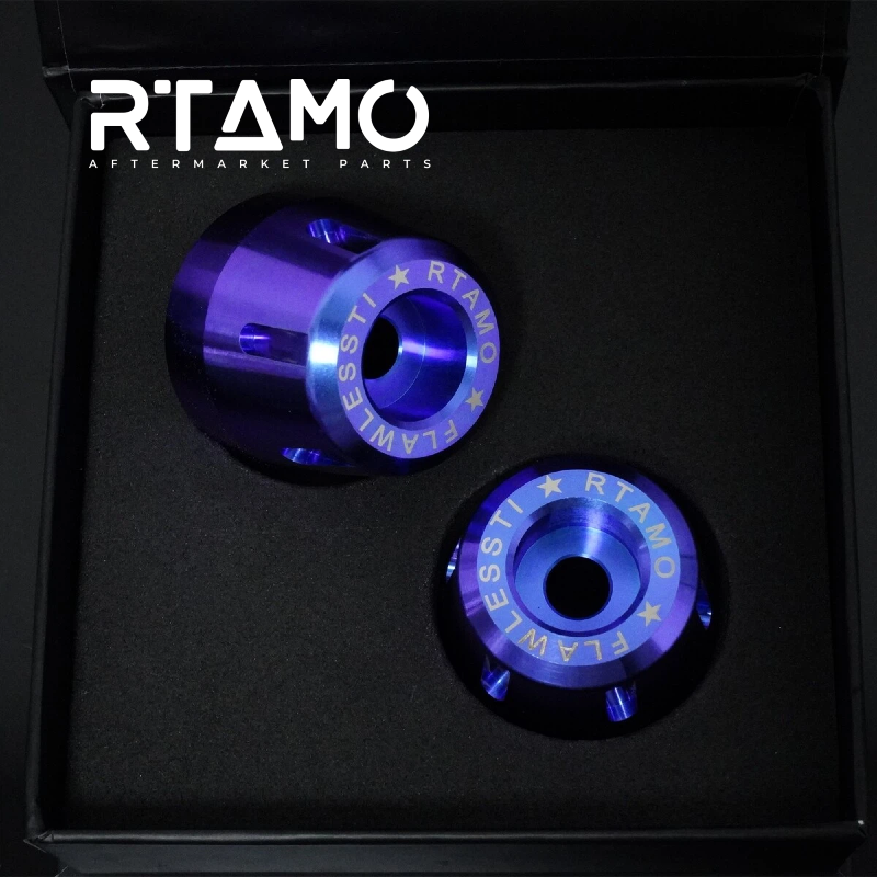 Titanium Weighted Handle Bar End With Fixing Bolts Fit for BWM