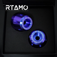 Titanium Weighted Handle Bar End With Fixing Bolts Fit for BWM