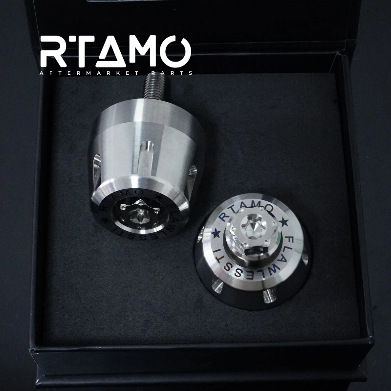 Titanium Weighted Handle Bar End With Fixing Bolts Fit for BWM