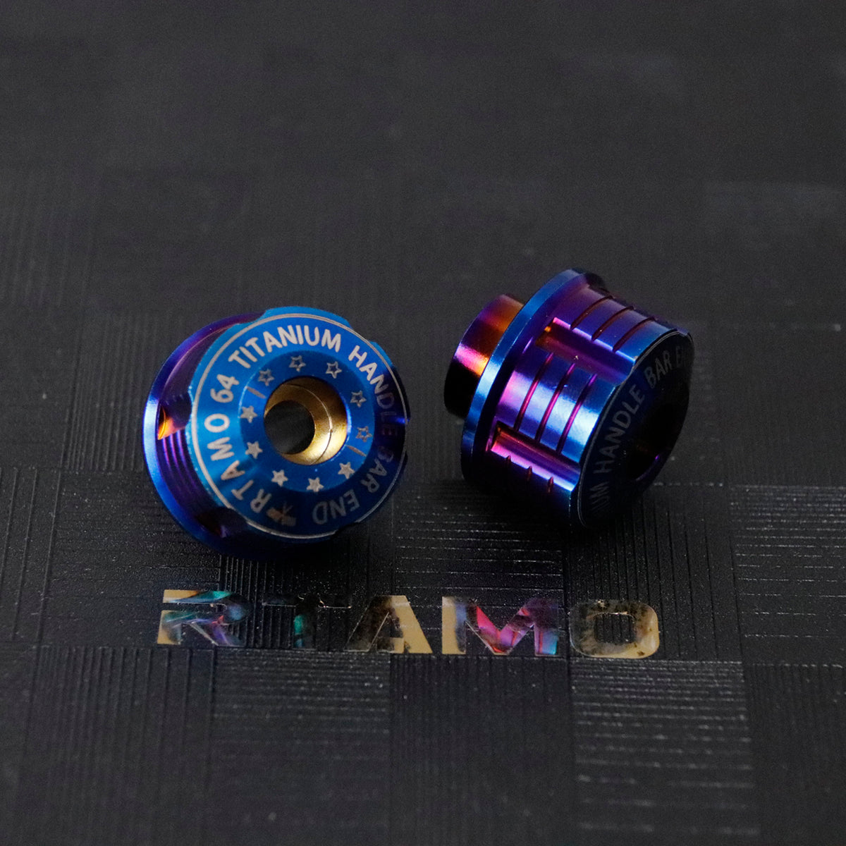 Titanium Universal Handle Bar End Plug With Fixing Screws Set