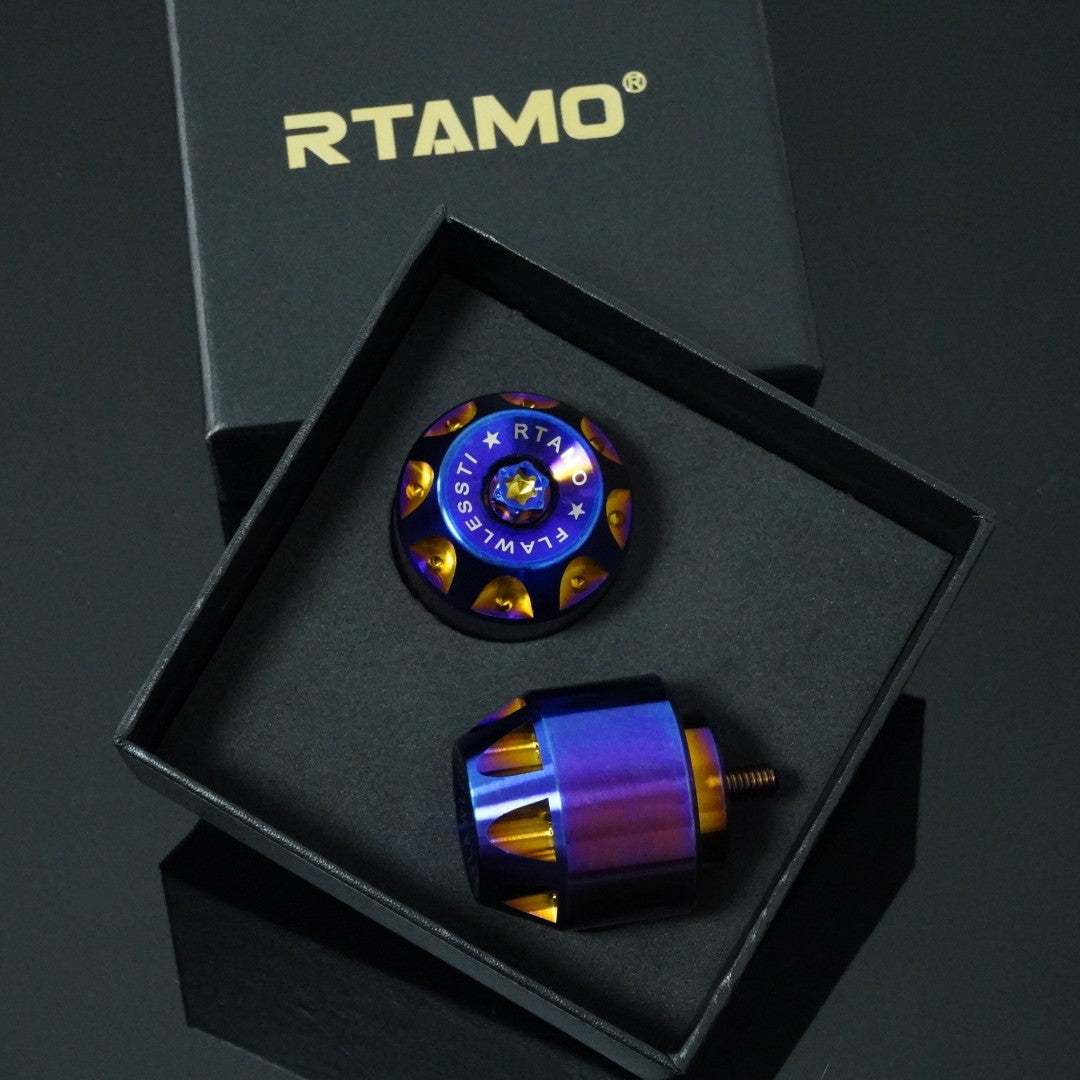 Titanium Handle Bar End With Fixing Bolts Fit for DRG