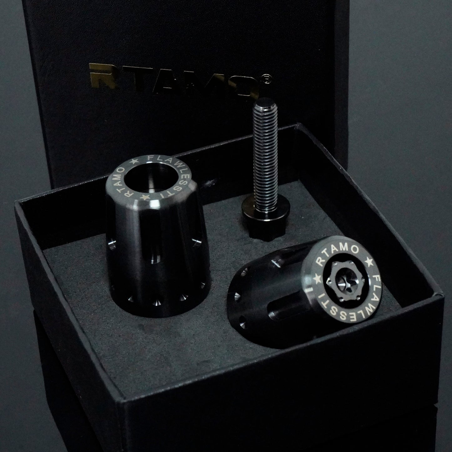 Titanium Handle Bar End With Fixing Bolts Fit for Kawasaki ZX4R/ZX6R/Ninja400/Z900/Z900RS