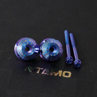Titanium Universal Handle Bar End Plug With Fixing Screws Set