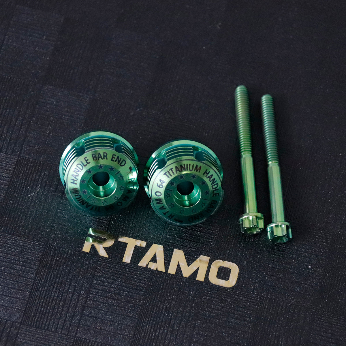 Titanium Universal Handle Bar End Plug With Fixing Screws Set