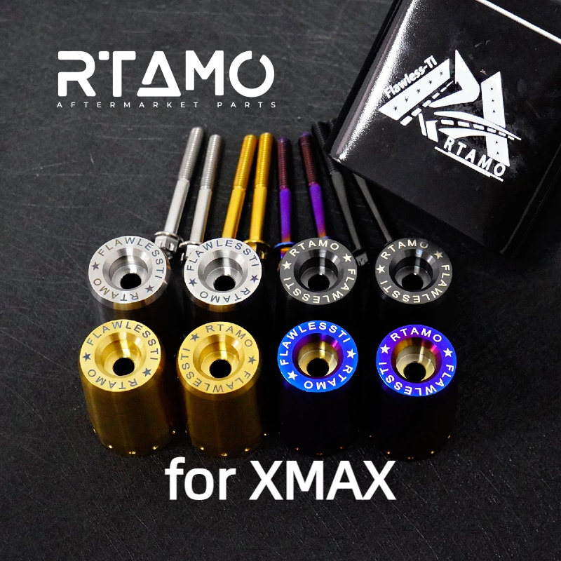 Titanium Handle Bar End With Fixing Bolts Fit for Yamaha XMAX
