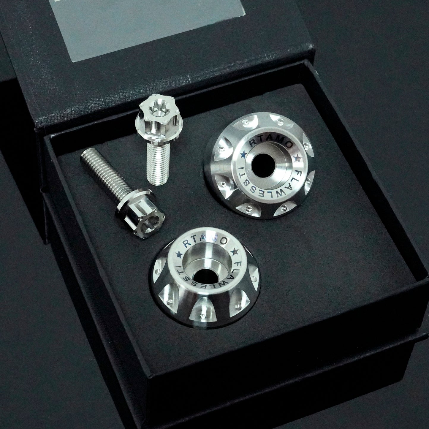 Titanium Handle Bar End With Fixing Bolts Fit for BWM