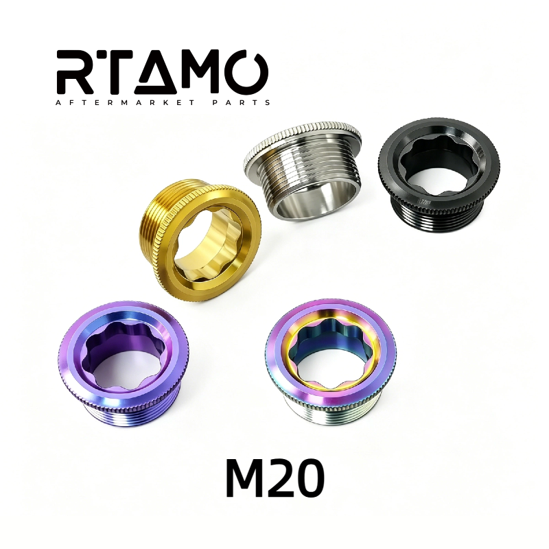 Titanium Bicycle Crank Cover Screw