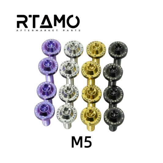 Titanium Bottle Cage Bolt M5 for Bicycle