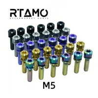 Titanium Bicycle Stem Bolts M5