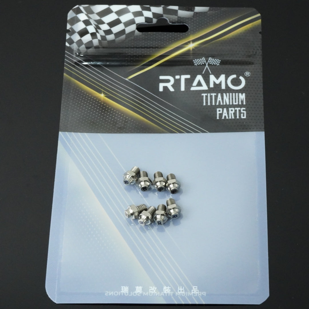 Titanium Bicycle Pedal Bolt M4