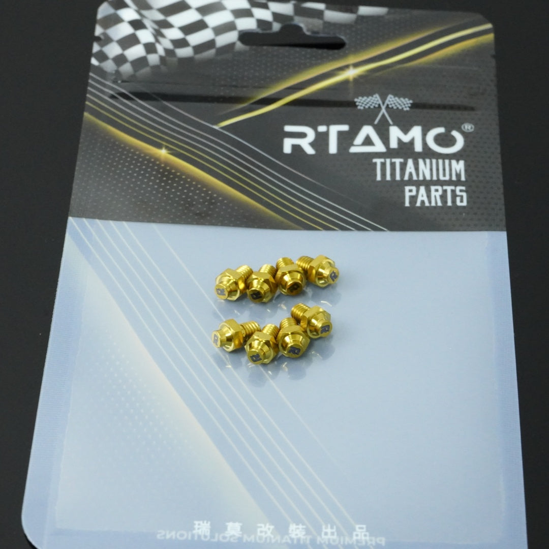 Titanium Bicycle Pedal Bolt M4