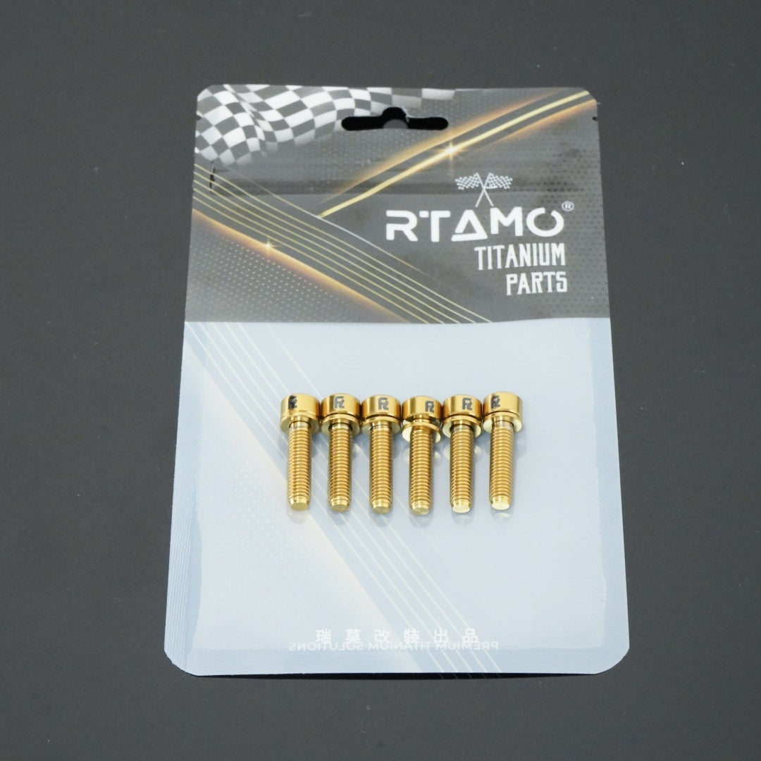 Titanium Bicycle Stem Bolts M5