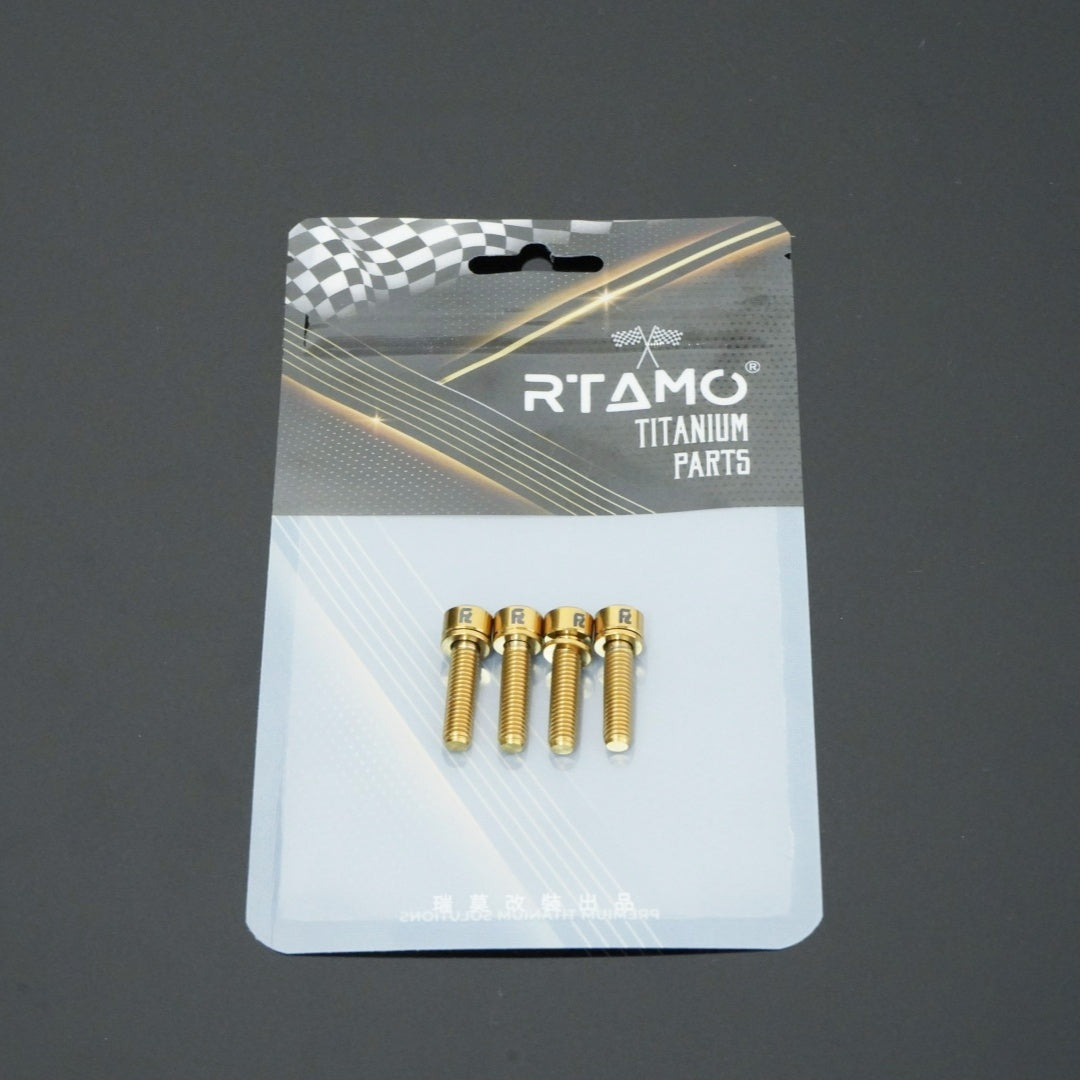 Titanium Bicycle Handlebar Stem Bolts M5