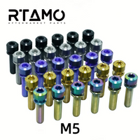 Titanium Bicycle Stem Bolts M5