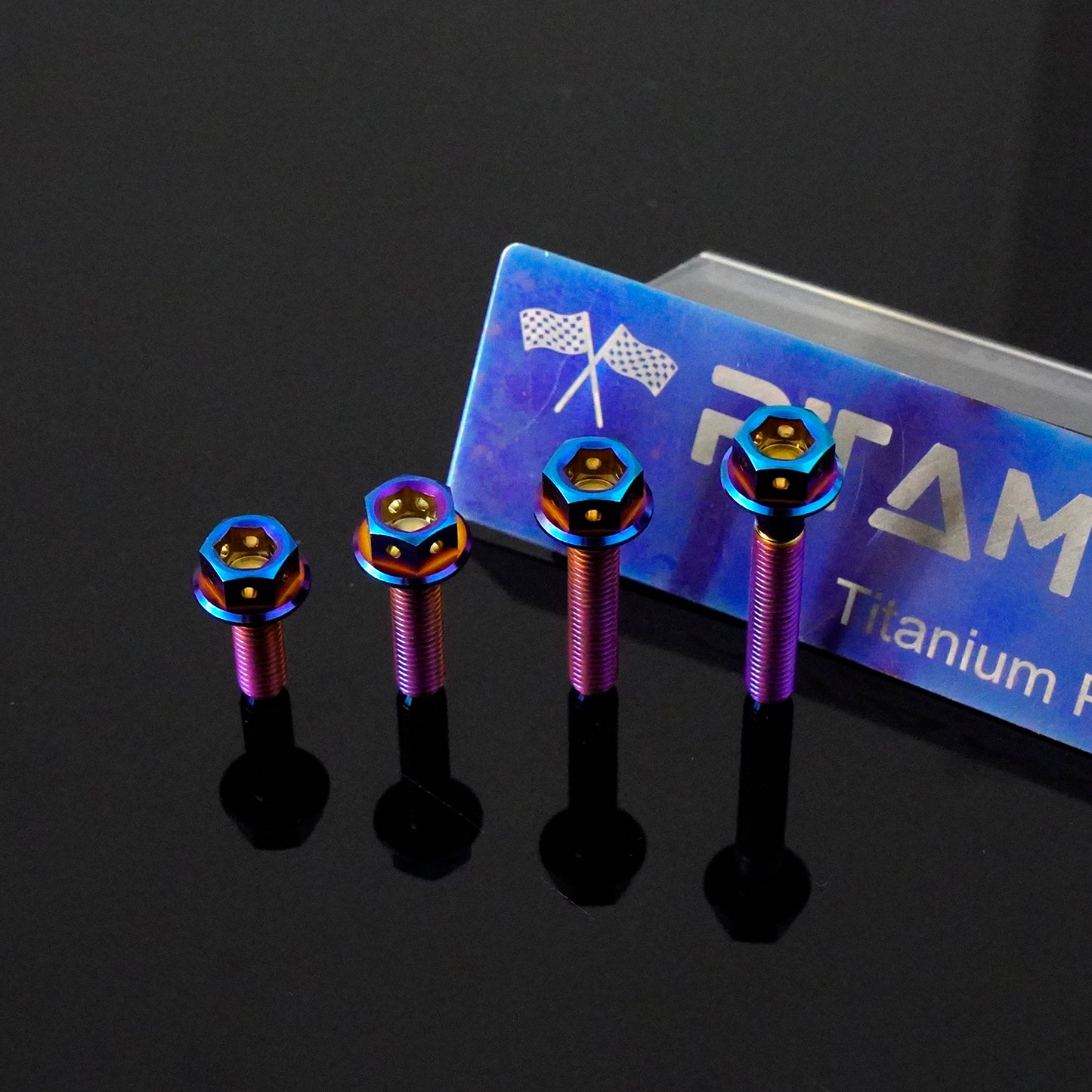 Titanium Bolt M5 Hexagon Flange Head with Hole