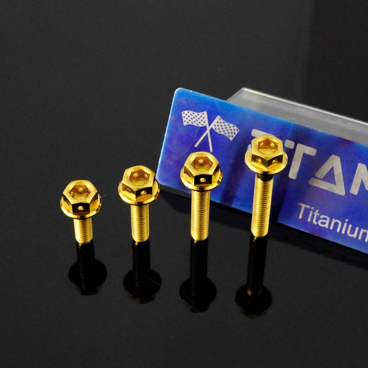 Titanium Bolt M5 Hexagon Flange Head with Hole