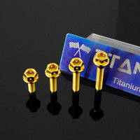 Titanium Bolt M5 Hexagon Flange Head with Hole