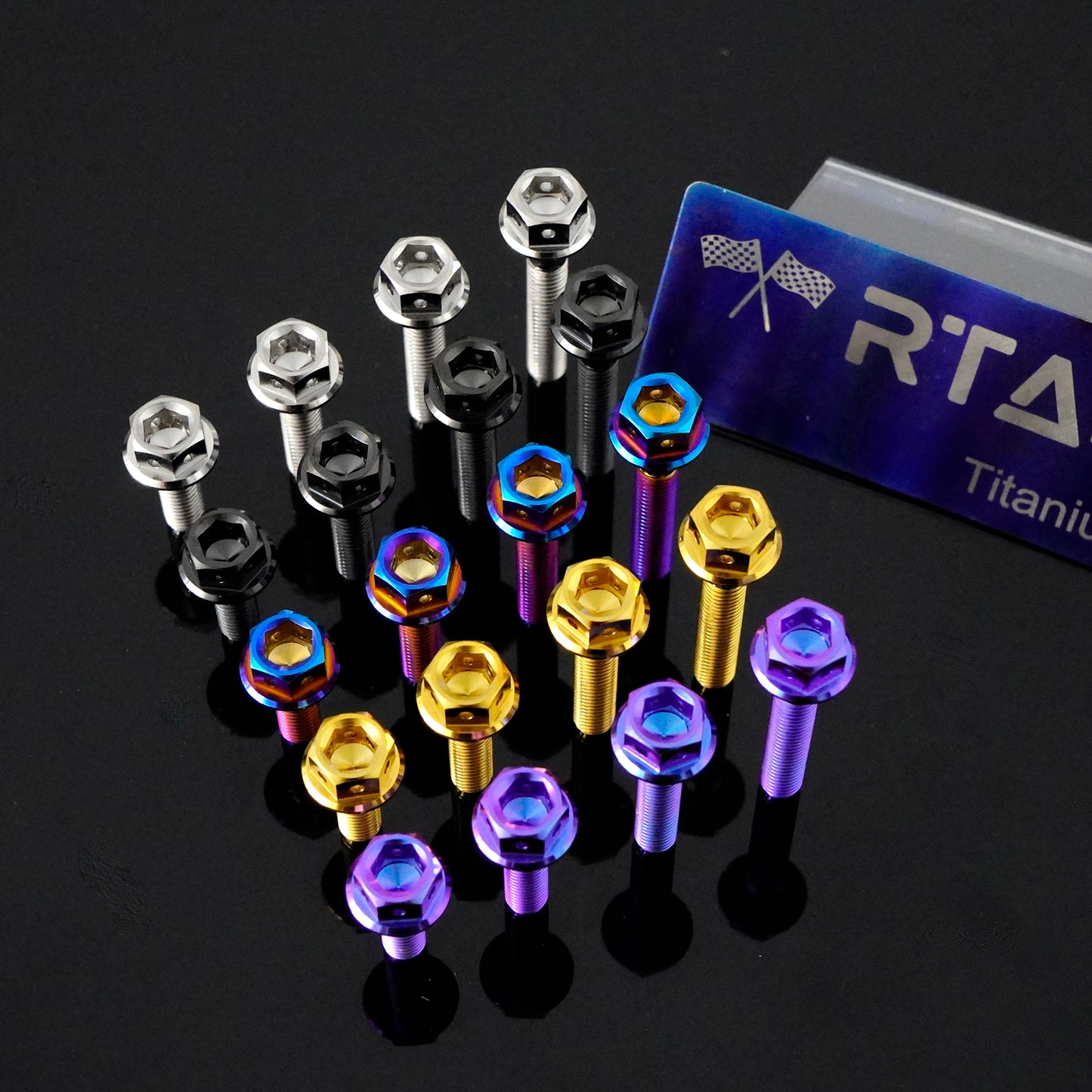 Titanium Bolt M5 Hexagon Flange Head with Hole